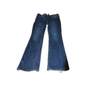 American Eagle size AU 10 US 6 low rise skinny Leg Blue Denim Jeans. Classic 5 p